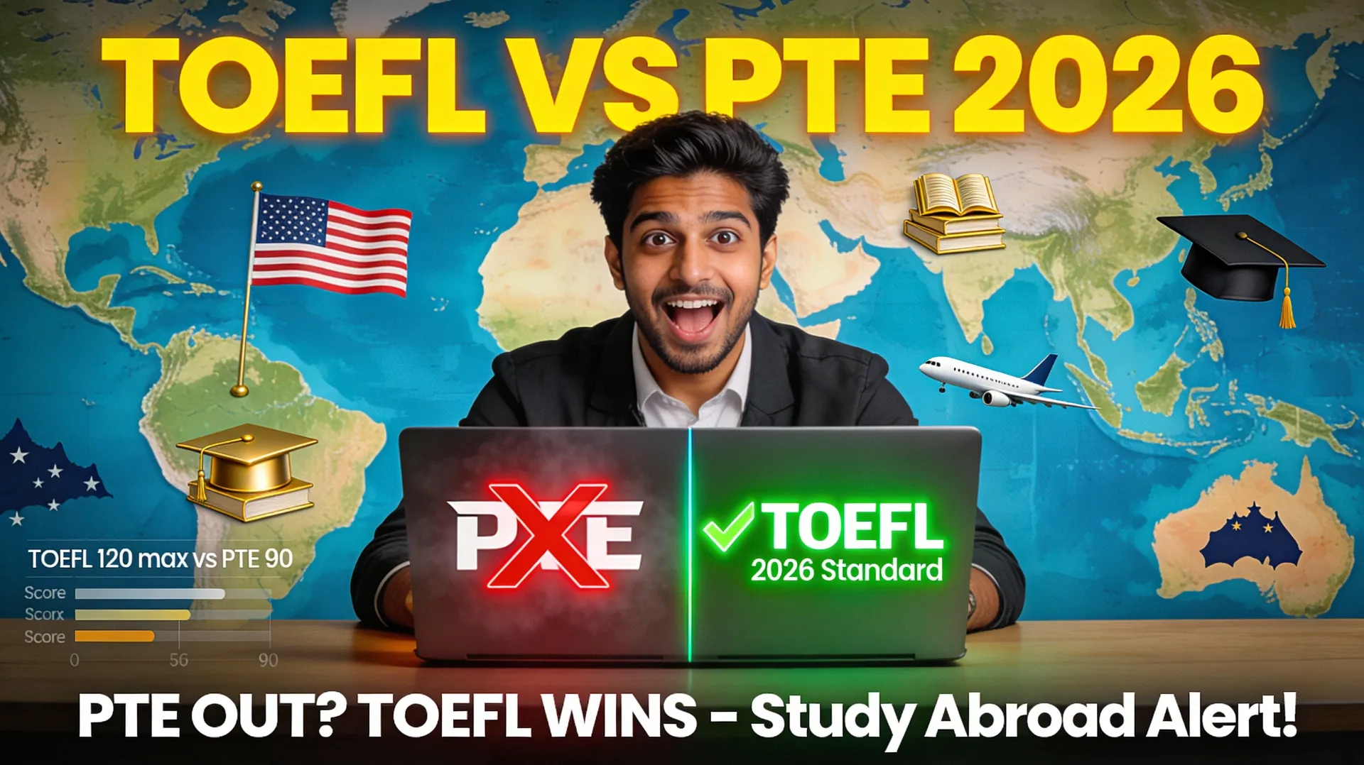TOEFL to Replace PTE in 2026 demands a smart switch for study abroad success. Discover key differences, prep tips, and why TOEFL wins—get ready now!