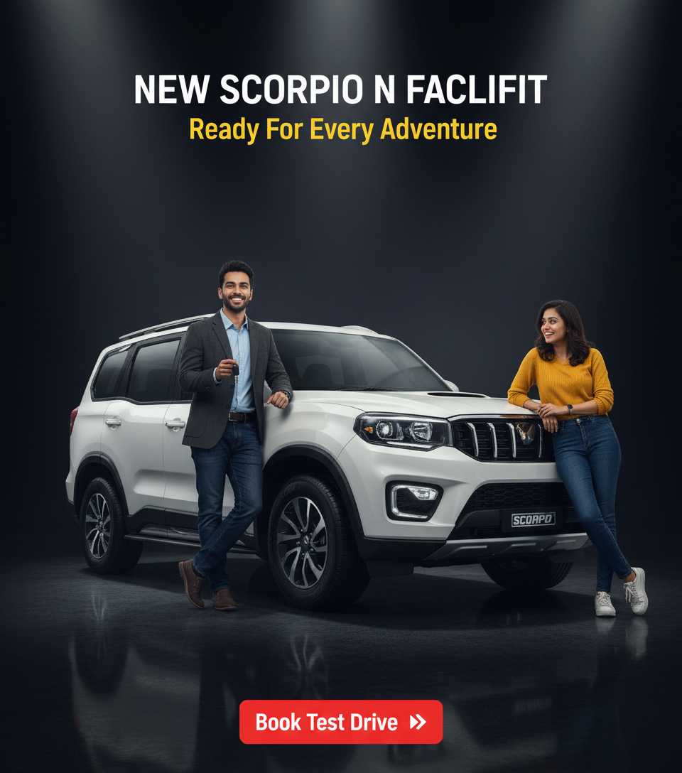 Discover the Mahindra Scorpio N facelift: bolder design, premium interiors, ADAS safety & proven diesel power. Launching 2026—full specs, rivals & buying tips!